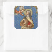St. Teresa von Avila (SAU 28) Quadratischer Aufkleber (Tasche)
