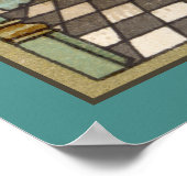 St. Teresa von Avila (SAU 28) Tripartite Poster (Ecke)