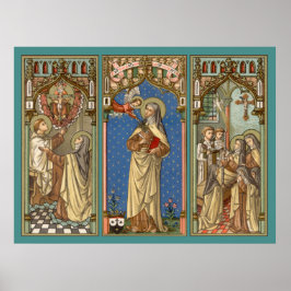 St. Teresa von Avila (SAU 28) Tripartite Poster