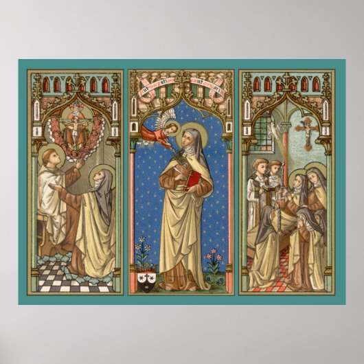 St. Teresa von Avila (SAU 28) Tripartite Poster (Vorne)