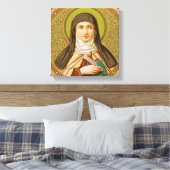 St. Teresa von Avila (SNV 27) Leinwanddruck (Insitu (Schlafzimmer))
