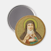St. Teresa von Avila (SNV 27) Magnet (Vorderseite/Rückseite)