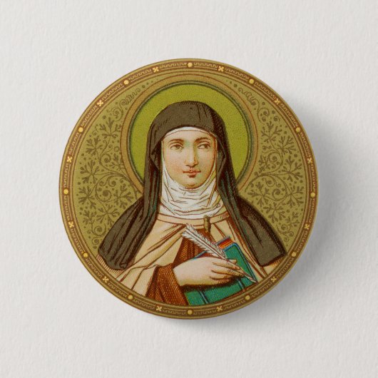 St. Teresa von Avila (SNV 27) Runde Button (Vorderseite)