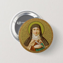 St. Teresa von Avila (SNV 27) Runde Button
