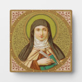 St. Teresa von Avila (SNV 27) (Square Image) Fotoplatte (Vorderseite)