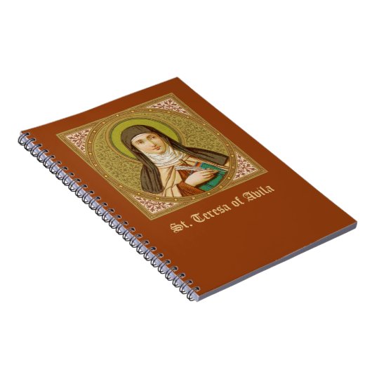 St. Teresa von Avila (SNV 27) (Square Image) Notizblock (Rechte Seite)