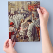 St. Teresa wirft Blume zum gesegneten Sakrament Flyer (Hand)