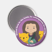 St. Thecla Magnet (Vorderseite/Rückseite)