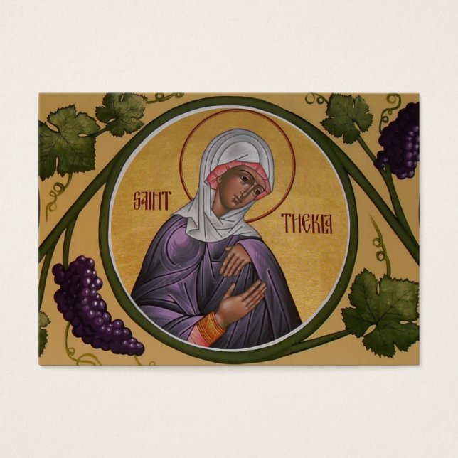 St. Thekla Mini-Prayer-Karte (Vorderseite)