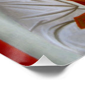 St. Theocharis Orthodox Christliches Symbol Poster (Ecke)