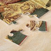 St. Theodora Mit einem Skepter und einem Symbol de Puzzle (Seite)