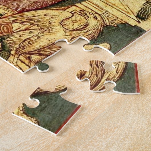 St. Theodora Mit einem Skepter und einem Symbol de Puzzle (Seite)