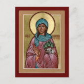 St. Theodora Vasta Gebet Card Postkarte (Vorderseite)