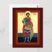 St. Theodore-Gebetskarte Postkarte (Vorne/Hinten)