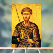 St. Theodore Tiron-Orthodoxe Ikone Acrylschild (Neutral)