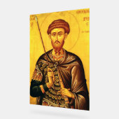St. Theodore Tiron-Orthodoxe Ikone Acrylschild (Winkel)