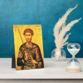 St. Theodore Tiron-Orthodoxe Ikone Fotoplatte (Seite)