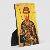 St. Theodore Tiron-Orthodoxe Ikone Fotoplatte (Seite)