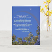 St Theresa Gebet Karte (Gelbe Blume)