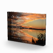 St Theresa Gebet - Sonnenuntergang-Foto Fotoblock (Rechts)