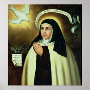 St Theresa von Avila 1570 Poster