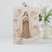 St. Therese 5 Day Novena Prayer Catholic (Stehend Vorderseite)