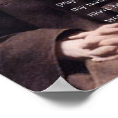 St. Therese auf Gebet und Opferung. Poster (Ecke)