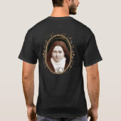 ST. THERESE BETEN FÜR US T-Shirt (Rückseite)