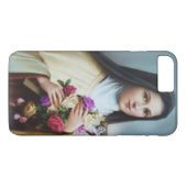 St. Therese das kleine Blumen-Rosen-Kruzifix Case-Mate iPhone Hülle (Rückseite (Horizontal))