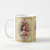 St. Therese das kleine Blumen-Rosen-Kruzifix Kaffeetasse (Links)