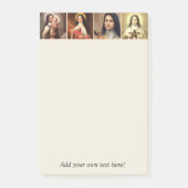 St. Therese das kleine Blumen-Rosen-Kruzifix Post-it Klebezettel (Vorderseite)