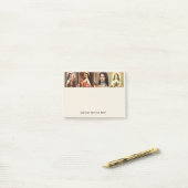 St. Therese das kleine Blumen-Rosen-Kruzifix Post-it Klebezettel (Auf Schreibtisch)