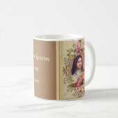 St. Therese das kleine Blumen-Zitat Kaffeetasse (VorderseiteRechts)