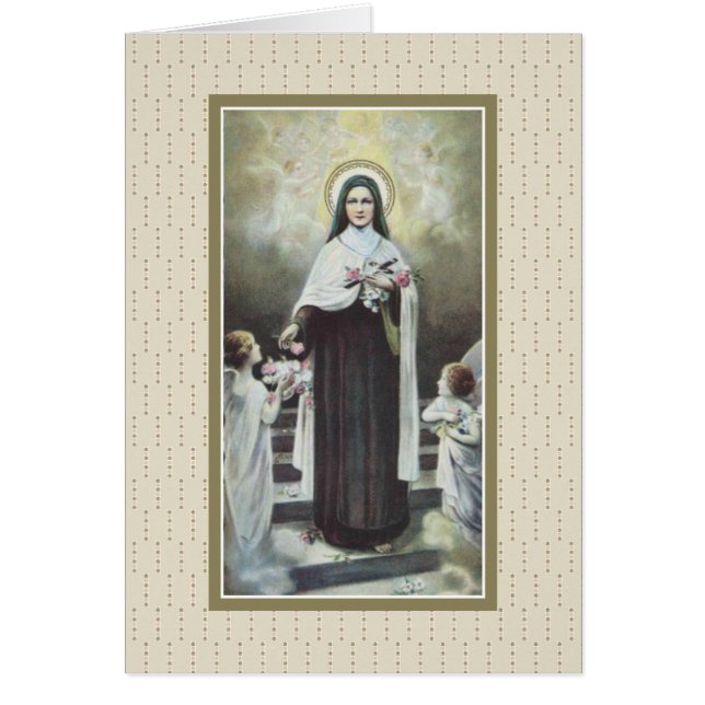 St. Therese des Kindes Jesus wenig Blume (Vorne)