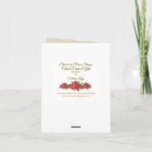 St. Therese des Kindes Jesus wenig Blume Karte (Rückseite)