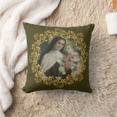St. Therese des Kindes Jesus wenig Blume Kissen (Decke)