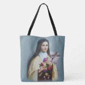 St. Therese des Kindes Jesus wenig Blume Tasche (Rückseite)
