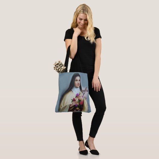 St. Therese des Kindes Jesus wenig Blume Tasche (Am Model)