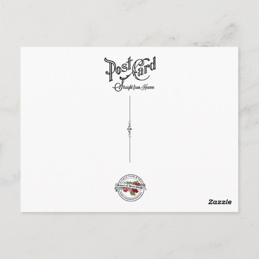 St. Therese die kleine Blume Rosenrosen Postkarte (Rückseite)