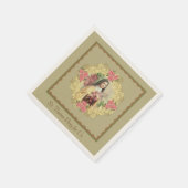 St. Therese die kleine Blume Rosenrosen Serviette (Ecke)