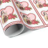 St. Therese die wenig Rosenherzen der Blume w/red Geschenkpapier (Rolleneckpunkt)