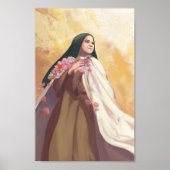 St. Thérèse im Himmel Poster (Vorne)