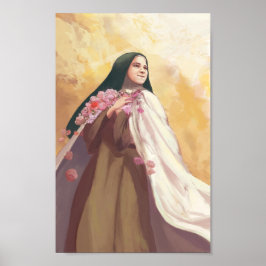 St. Thérèse im Himmel Poster
