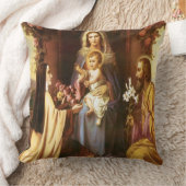 St. Therese, Jungfrau Mary, St Joseph, Baby Jesus, Kissen (Decke)