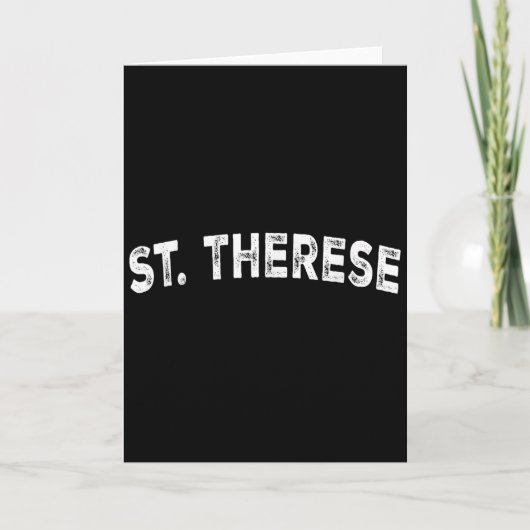 St. Therese Karte (Vorderseite)
