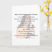 St. Therese Karte (Gelbe Blume)