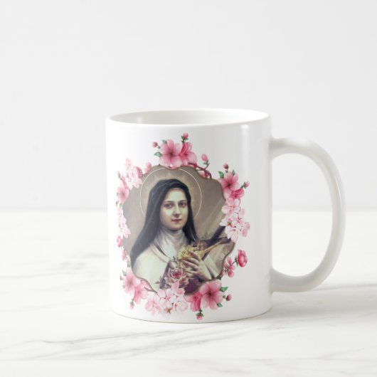St. Therese Katholische Religiöse Novena Gebet Kaffeetasse (Rechts)