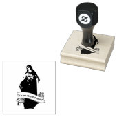St. Therese Little Blume Religious Nun Quote Gummistempel (Stempel)