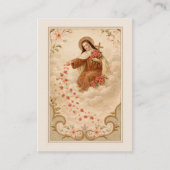 St. Therese Little Flower Novena Holy Card Visitenkarte (Vorderseite)