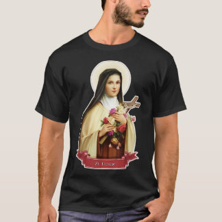 St Therese of Lisieux Kids Little Blume Rose Cath T-Shirt